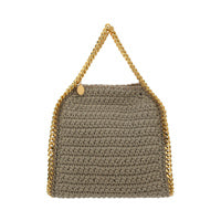 Falabella Mini Crochet Tote - Ebony