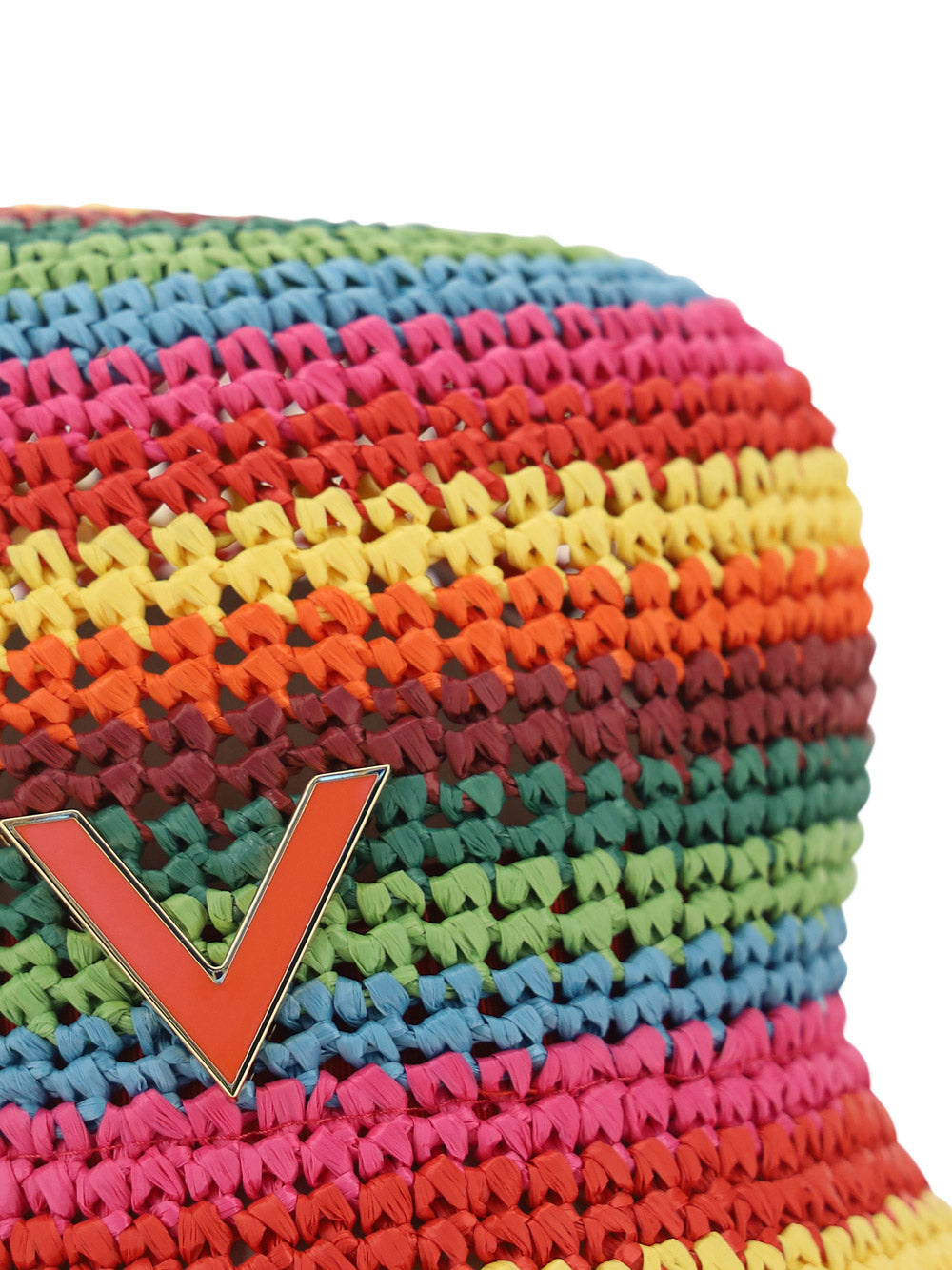 Straw Bucket Hat - Multi