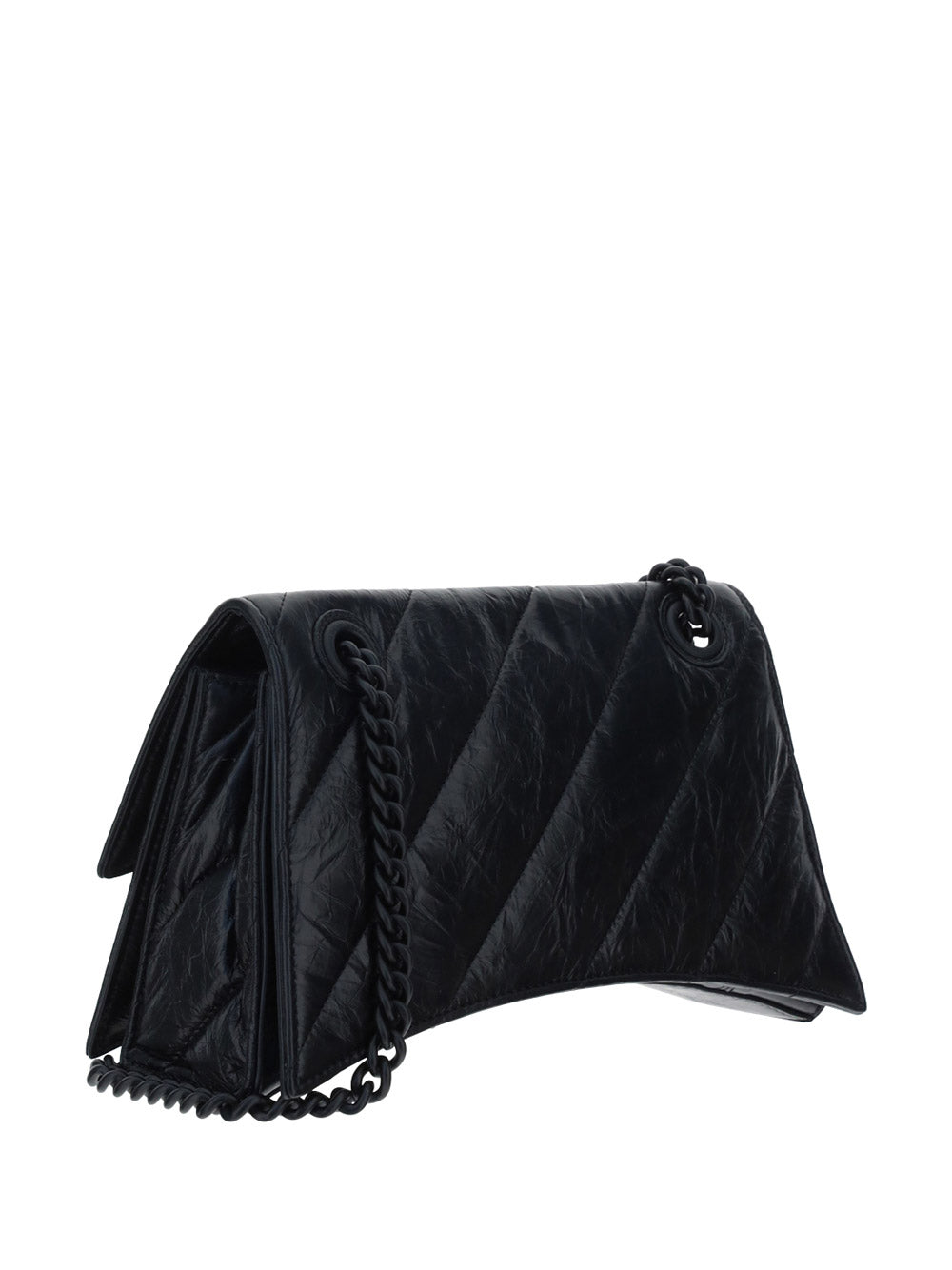 Women's Crush Small Chain Bag Quilted - Black