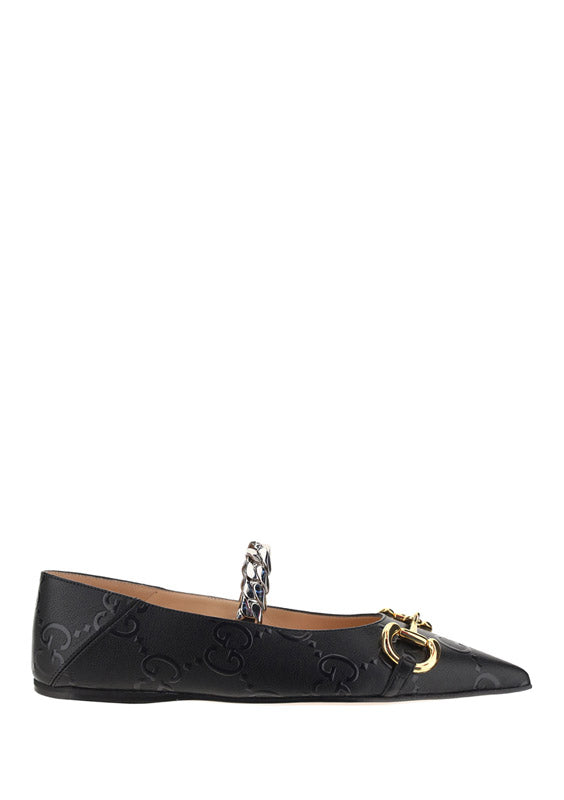 Pretty Wonka Ballerina Flat - Black.