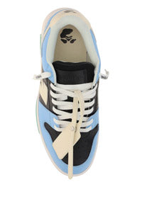 Out of Office Calf Leather Sneakers - Blue/Black/White