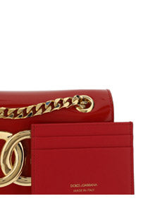 Polished Calfskin 3.5 Cell Phone Bag - Red