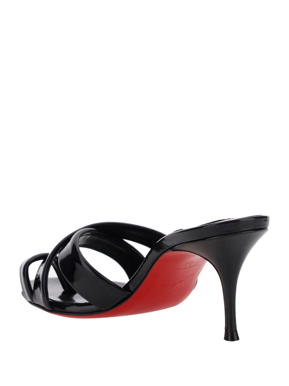 Simply Mule Sandal - Black / Patent