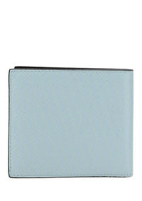Leather Bi-Fold Wallet - Blue
