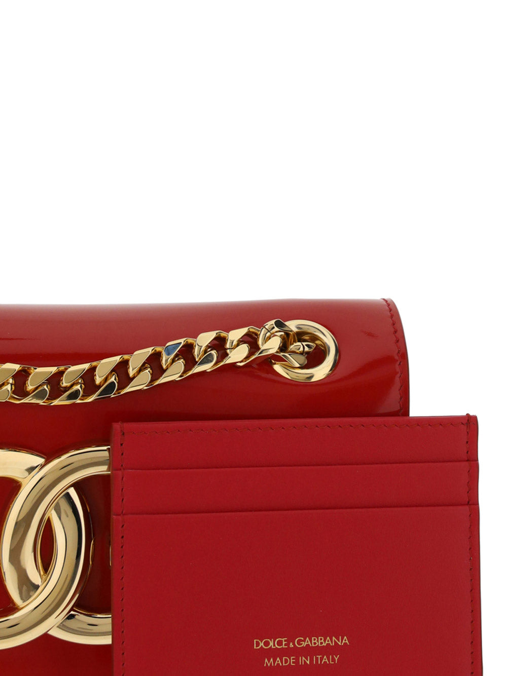Polished Calfskin 3.5 Cell Phone Bag - Red