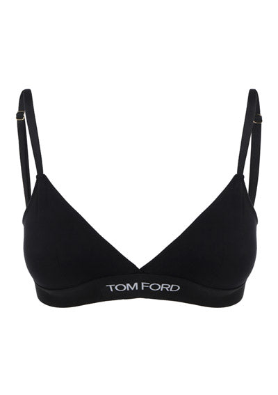 Modal Signature Bra - Black