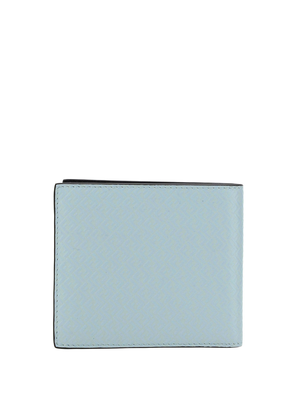 Leather Bi-Fold Wallet - Blue