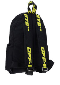 Quote Nylon Backpack - Black/White