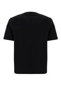 Embroidered Logo Short-Sleeve T-Shirt - Black
