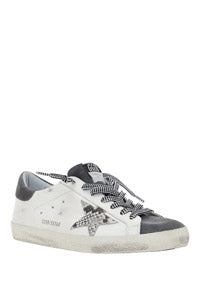 Super-Star Sneakers In Leather and Suede - White / Grey