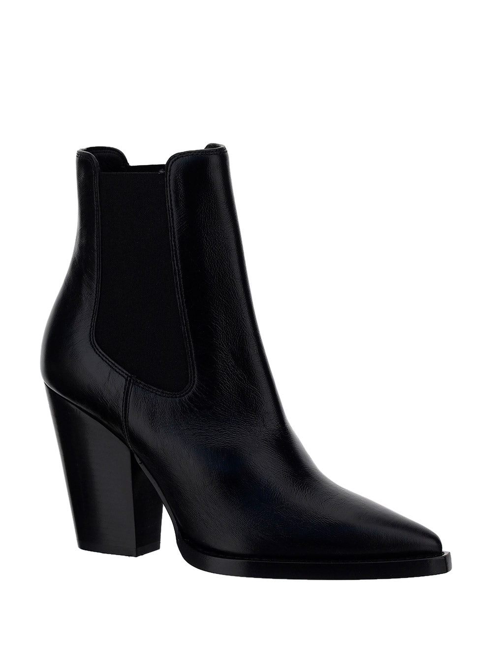 Theo Chelsea Boots in Smooth Leather - Black