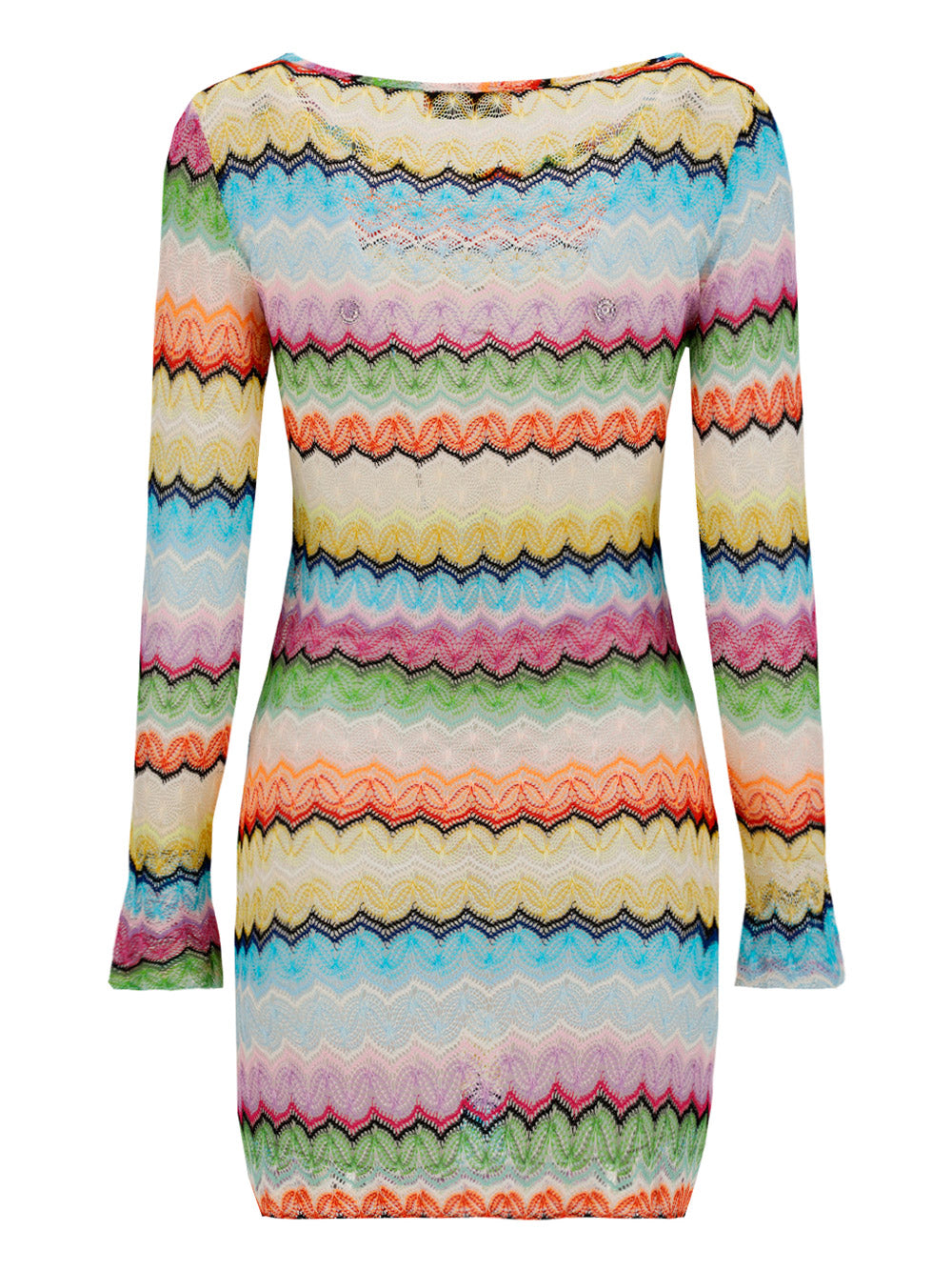 Long Sleeve Mini Dress - Multi