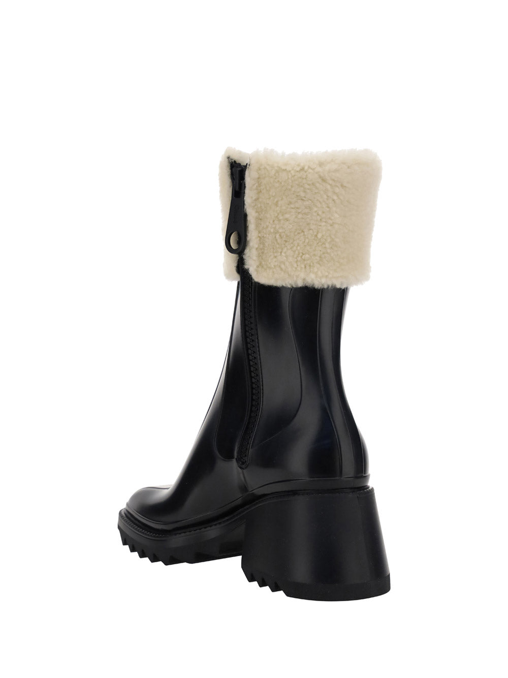 Betty Rain Boot in PVC - Black