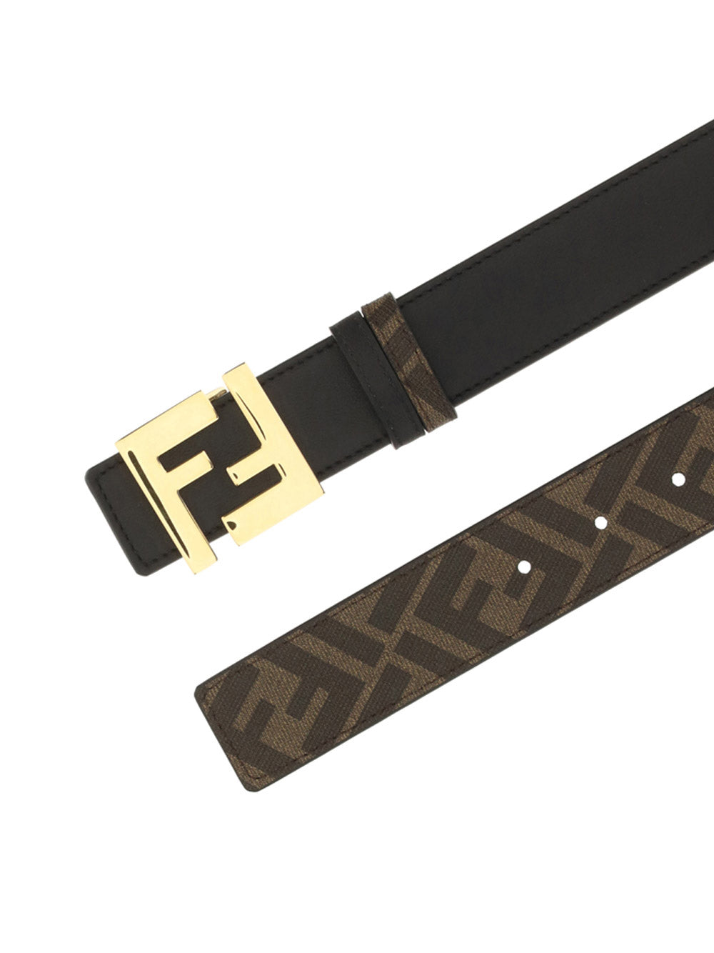 FF Leather Belt - Brown
