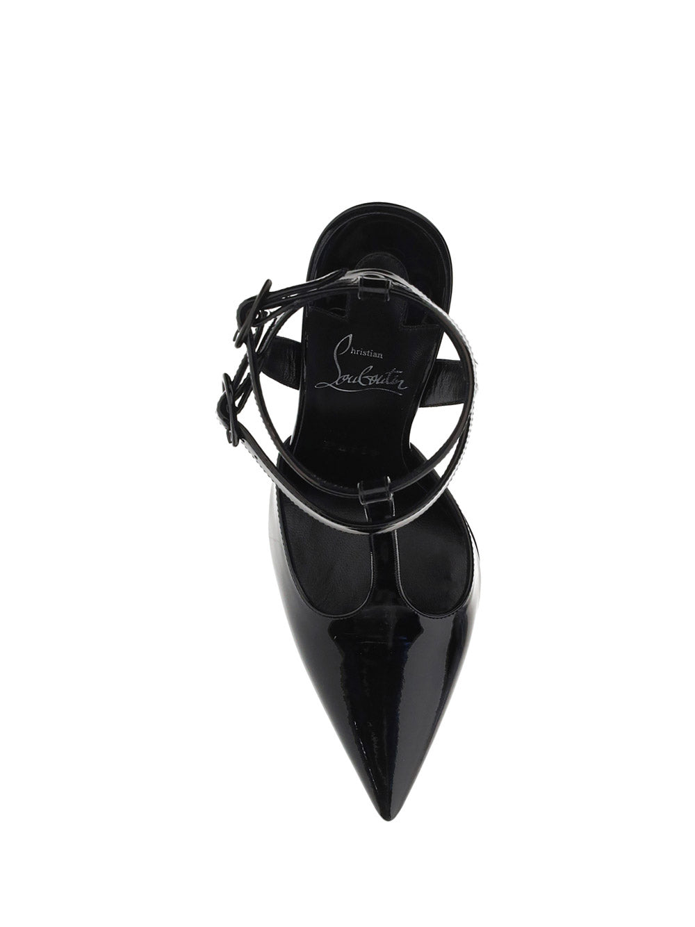 Maravilla T-Strap 100 Patent Pump - Black