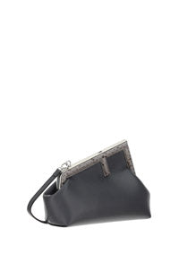 Fendi First Small Bag - Python / Dark Grey