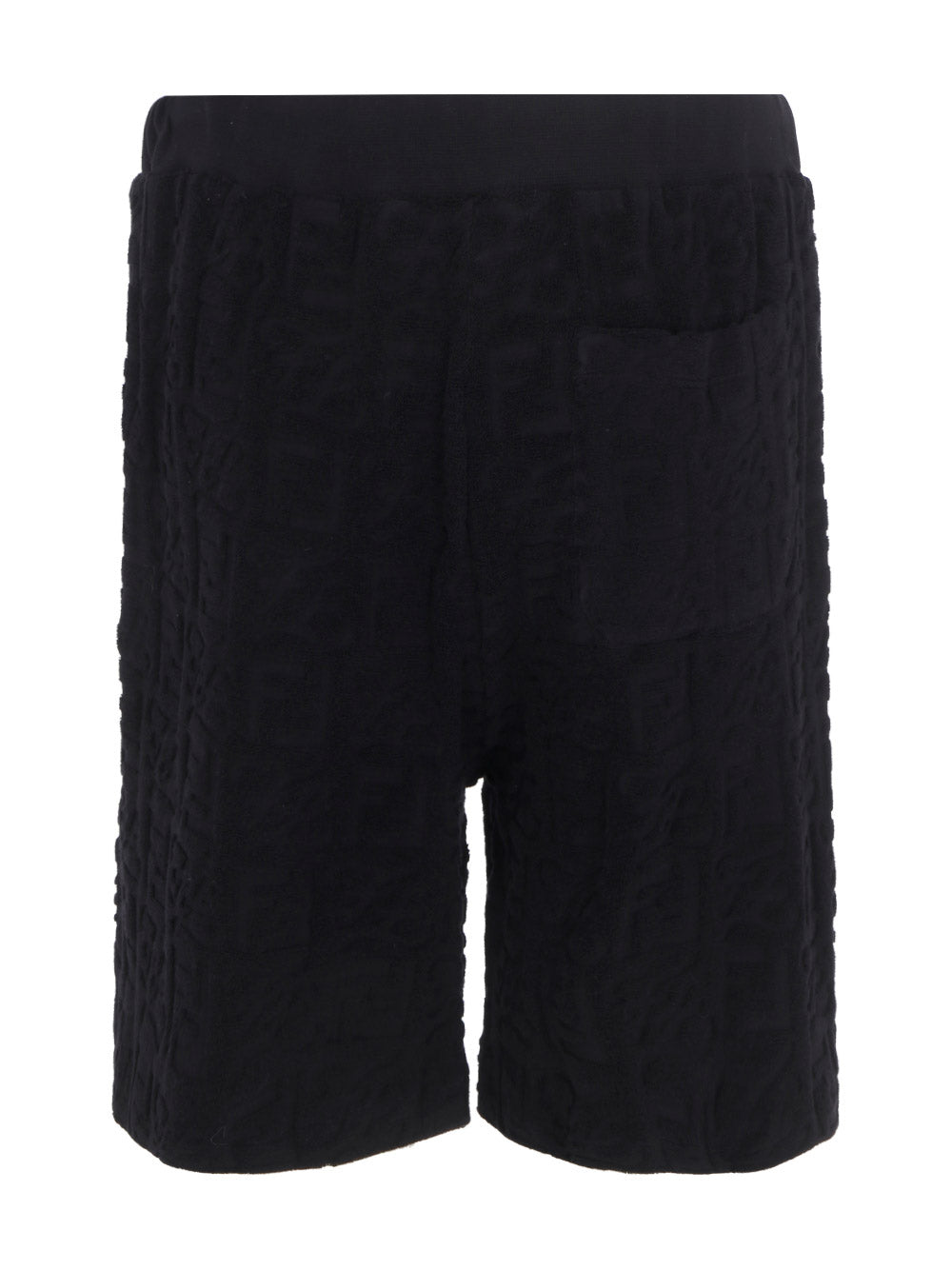 Logo Cotton Trousers - Black