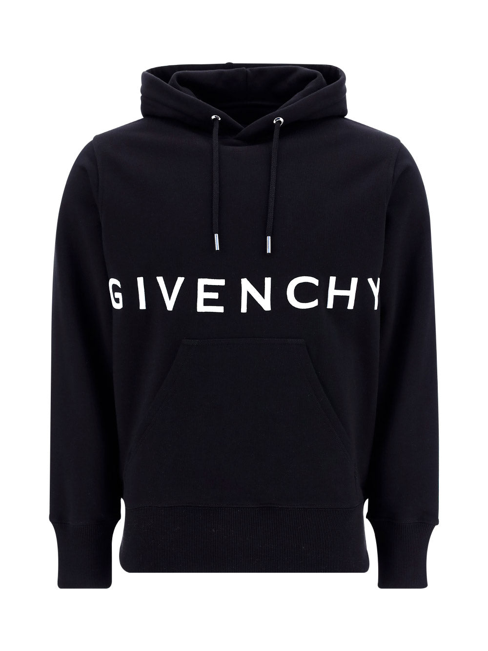 4G Embroidered Hoodie - Black
