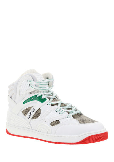 Gucci Basket Sneaker with Interlocking G - White Demetra