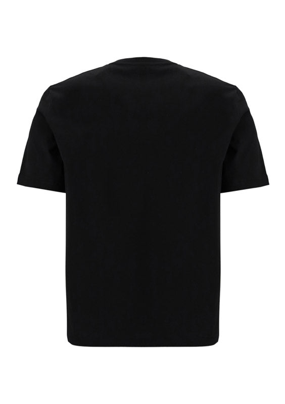 Embroidered Logo Short-Sleeve T-Shirt - Black