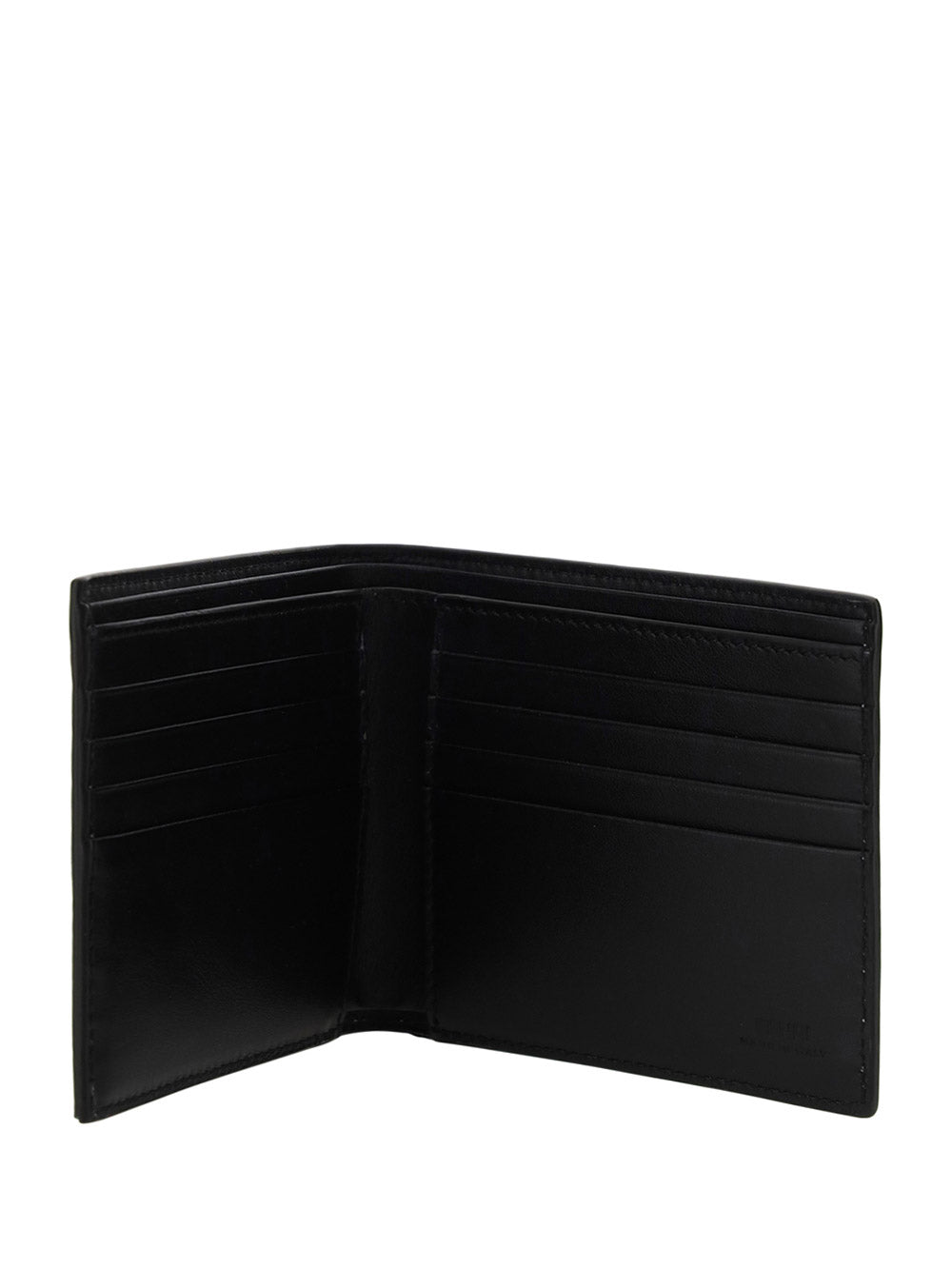 Leather Bi-Fold Wallet - Blue