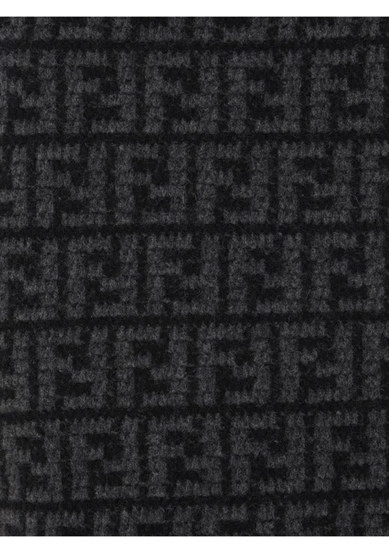 Crocheted Cashmere Skirt - Black
