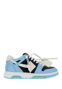 Out of Office Calf Leather Sneakers - Blue/Black/White