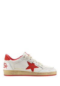 Ball Star Sneakers - White / Red