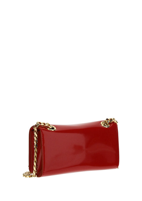 Polished Calfskin 3.5 Cell Phone Bag - Red