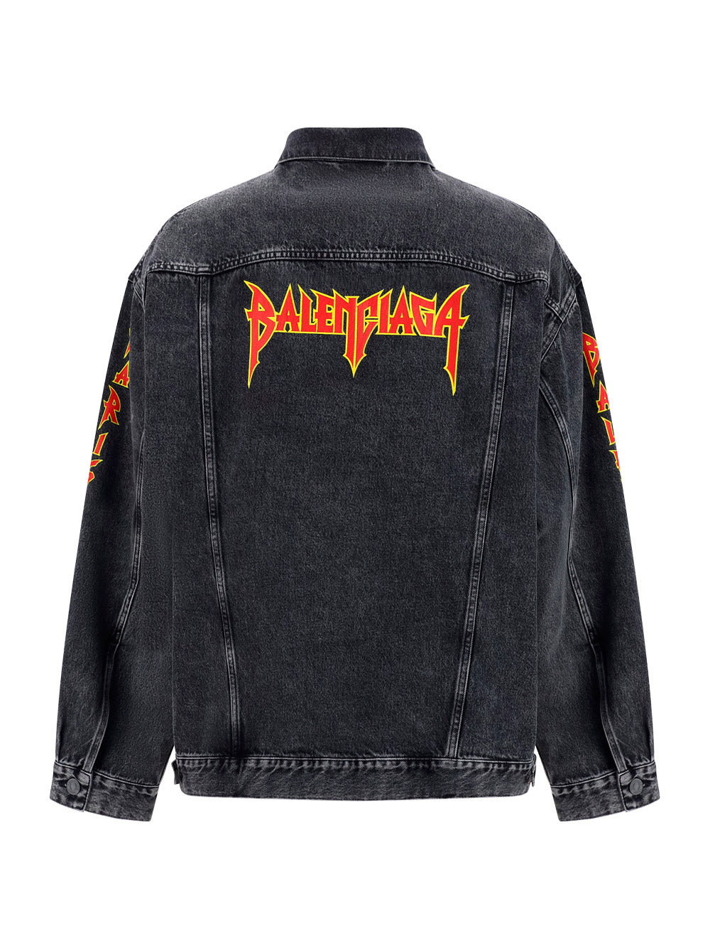 Oversized Logo Jacket - Black