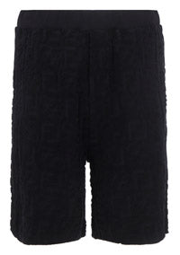 Logo Cotton Trousers - Black