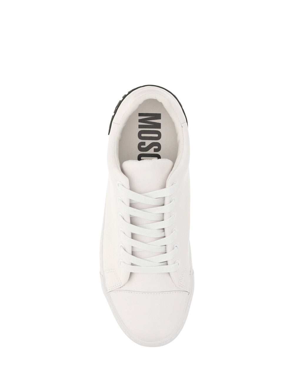 Logo-Print Sole Sneakers - White