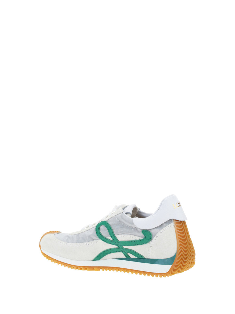 Flow Runner in Technical Mesh and Suede - Green