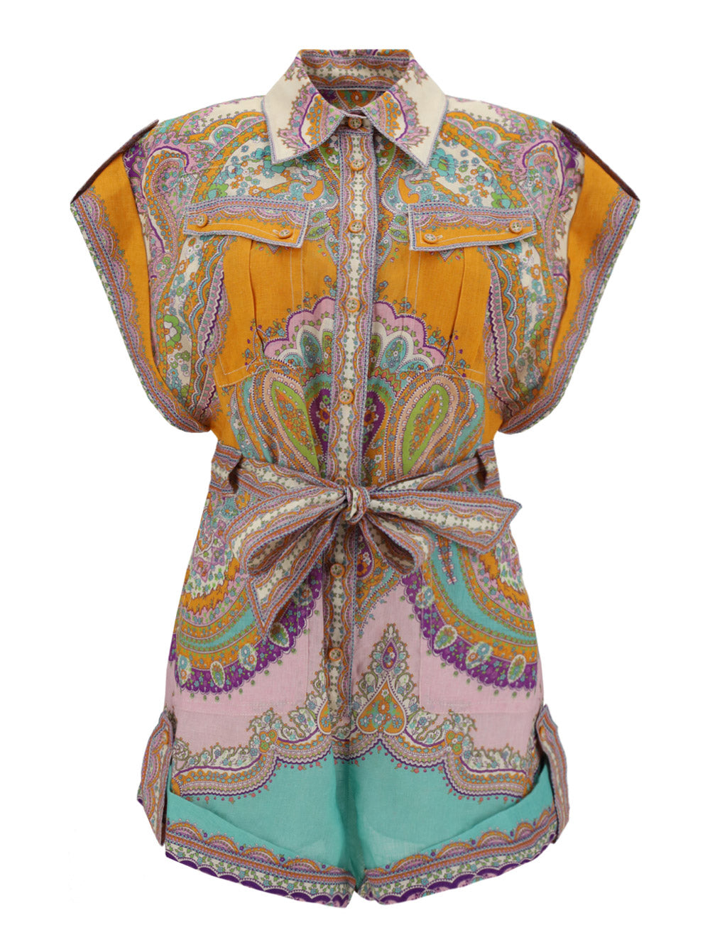 Lola Cuffed Playsuit