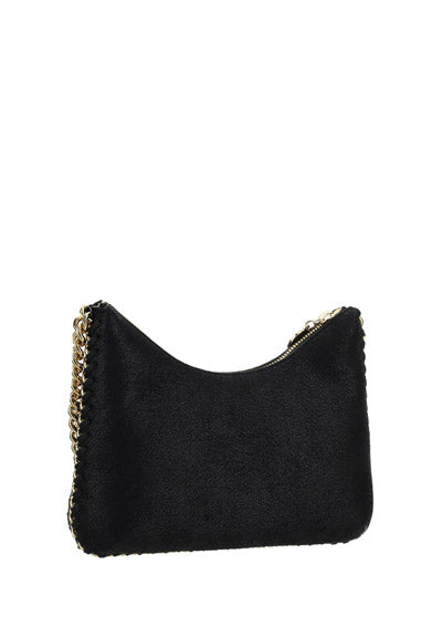 Falabella Zip Mini Shoulder Bag - Black