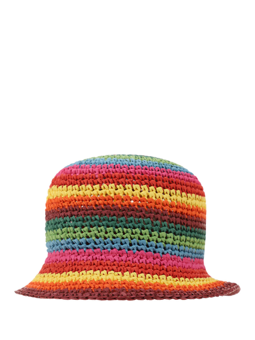 Straw Bucket Hat - Multi