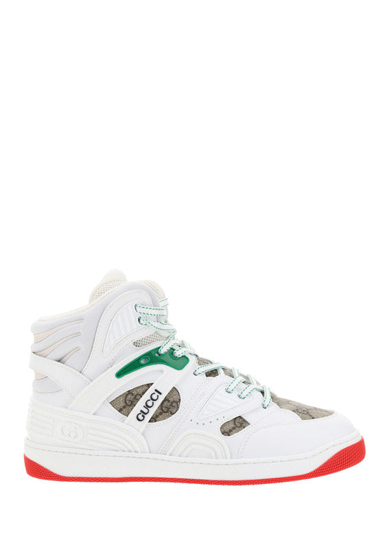 Gucci Basket Sneaker with Interlocking G - White Demetra