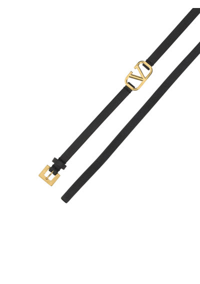 VLogo Signature Nappa Belt 10 MM - Black
