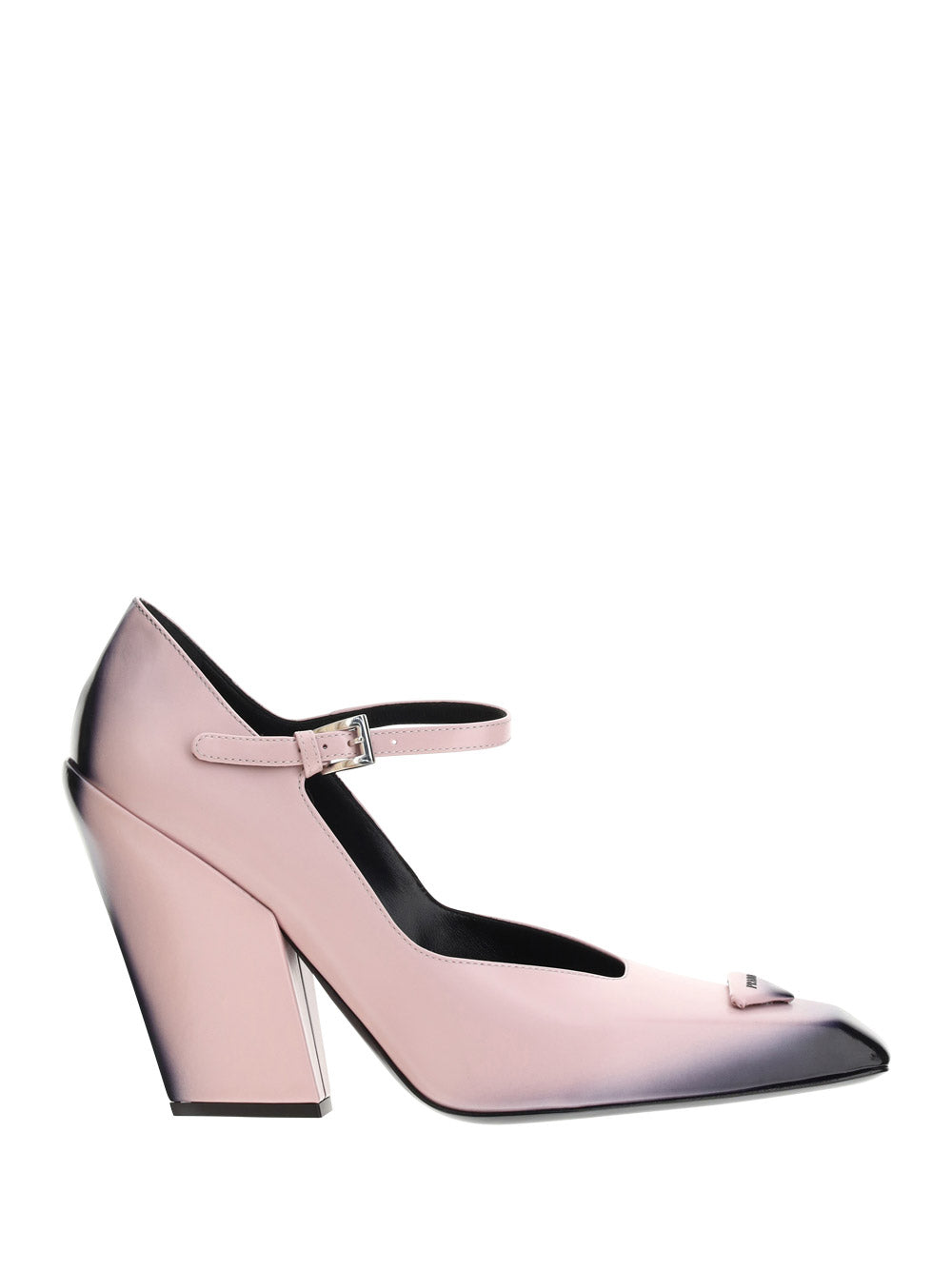 Brushed Leather Pumps - Alabaster Pink