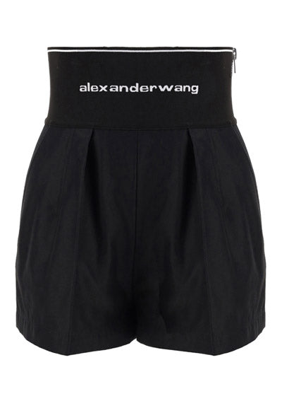 Safari Short in Cotton Tailoring - Black
