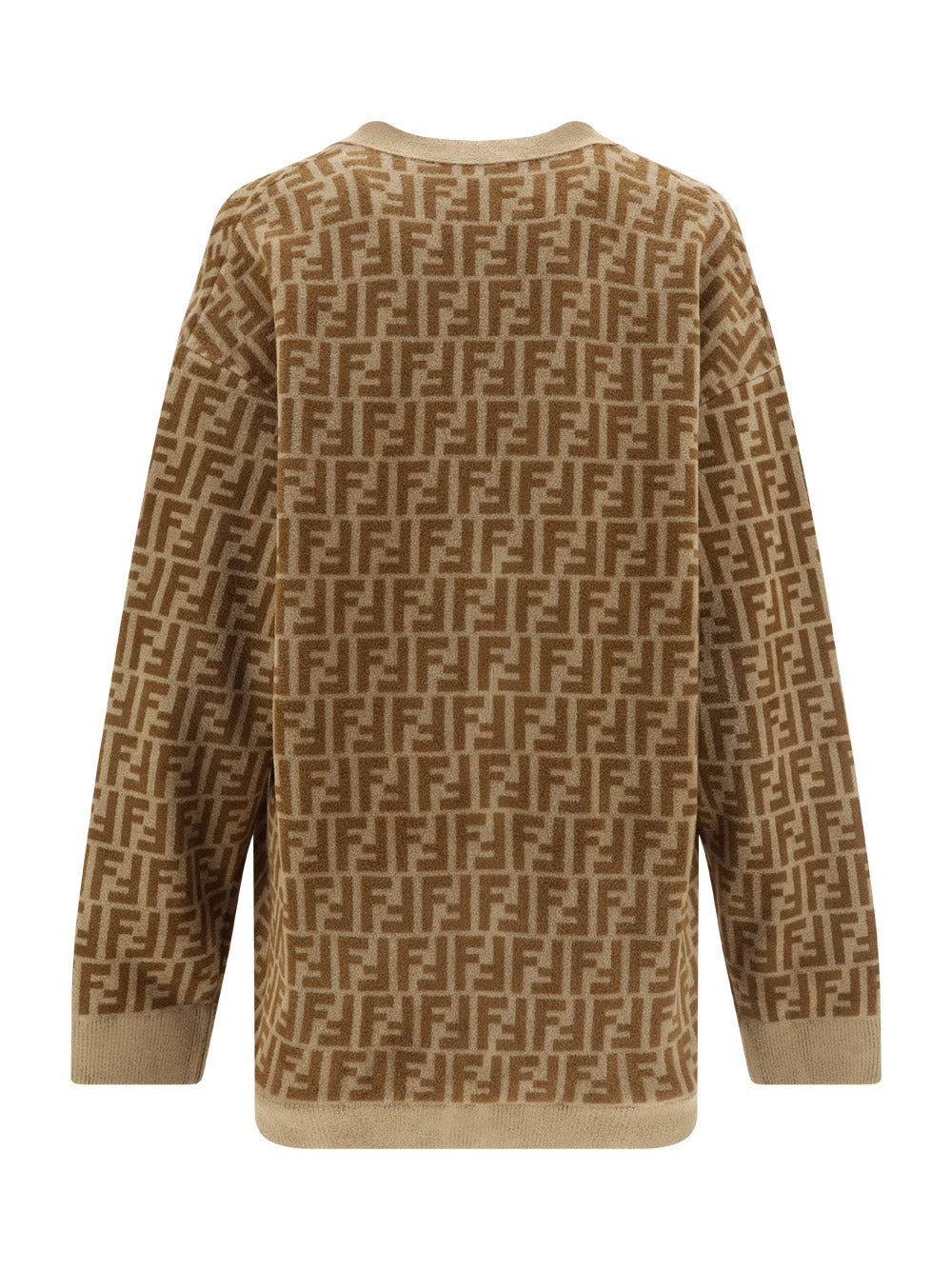 FF Cashmere Cardigan - Camel