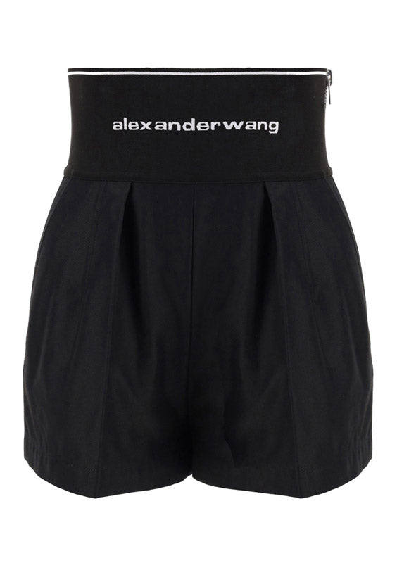 Safari Short in Cotton Tailoring - Black