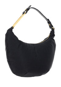 Paperclip 28 Mini Hobo Bag - Black