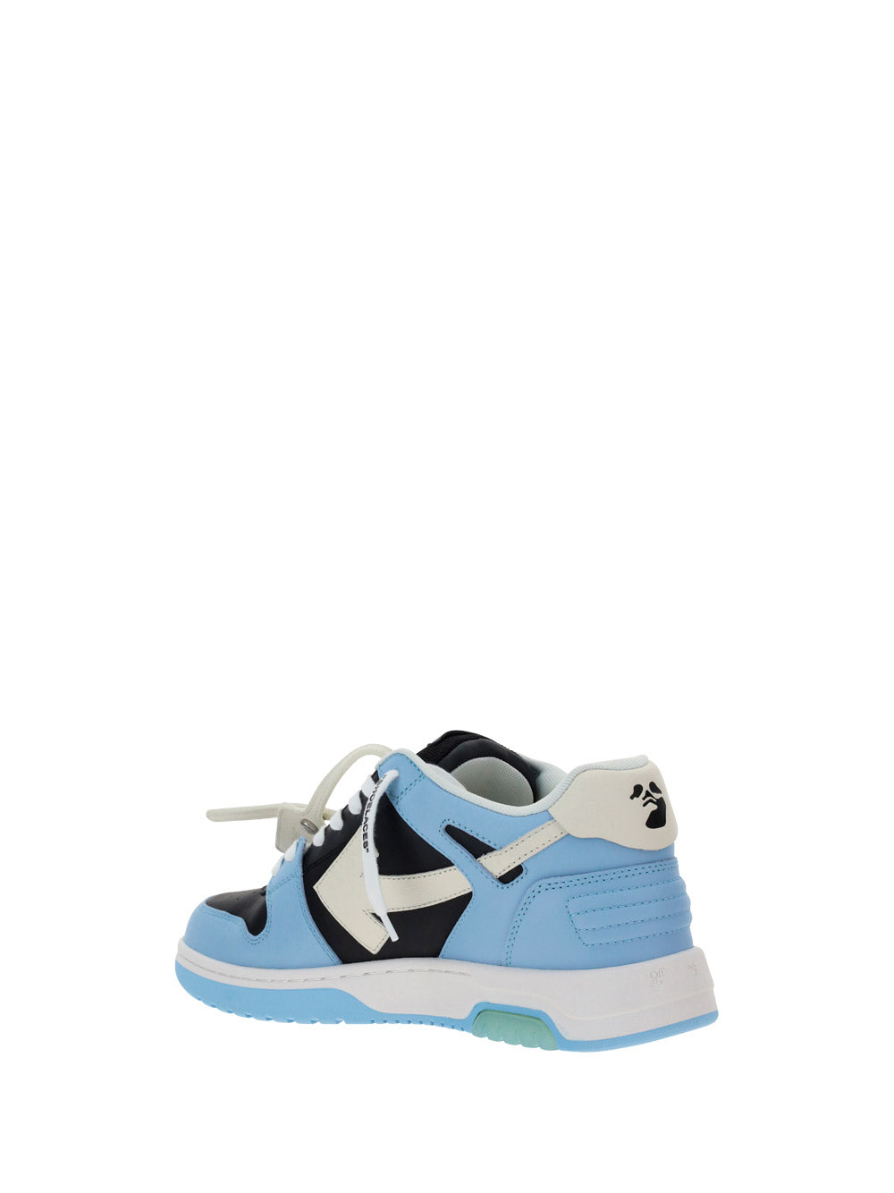 Out of Office Calf Leather Sneakers - Blue/Black/White