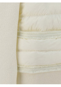 Padded Wool Blend Cardigan - Off White
