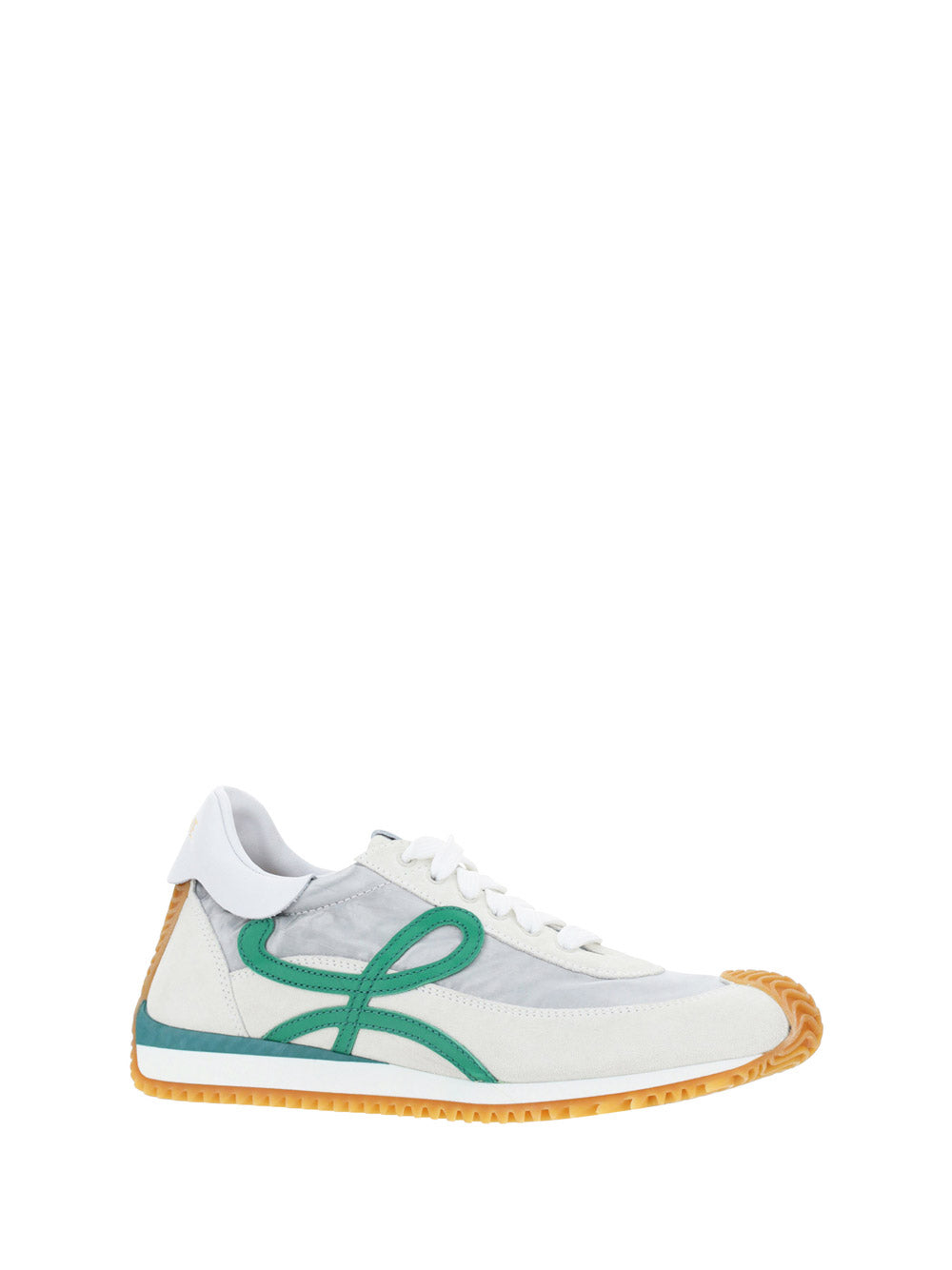 Flow Runner in Technical Mesh and Suede - Green