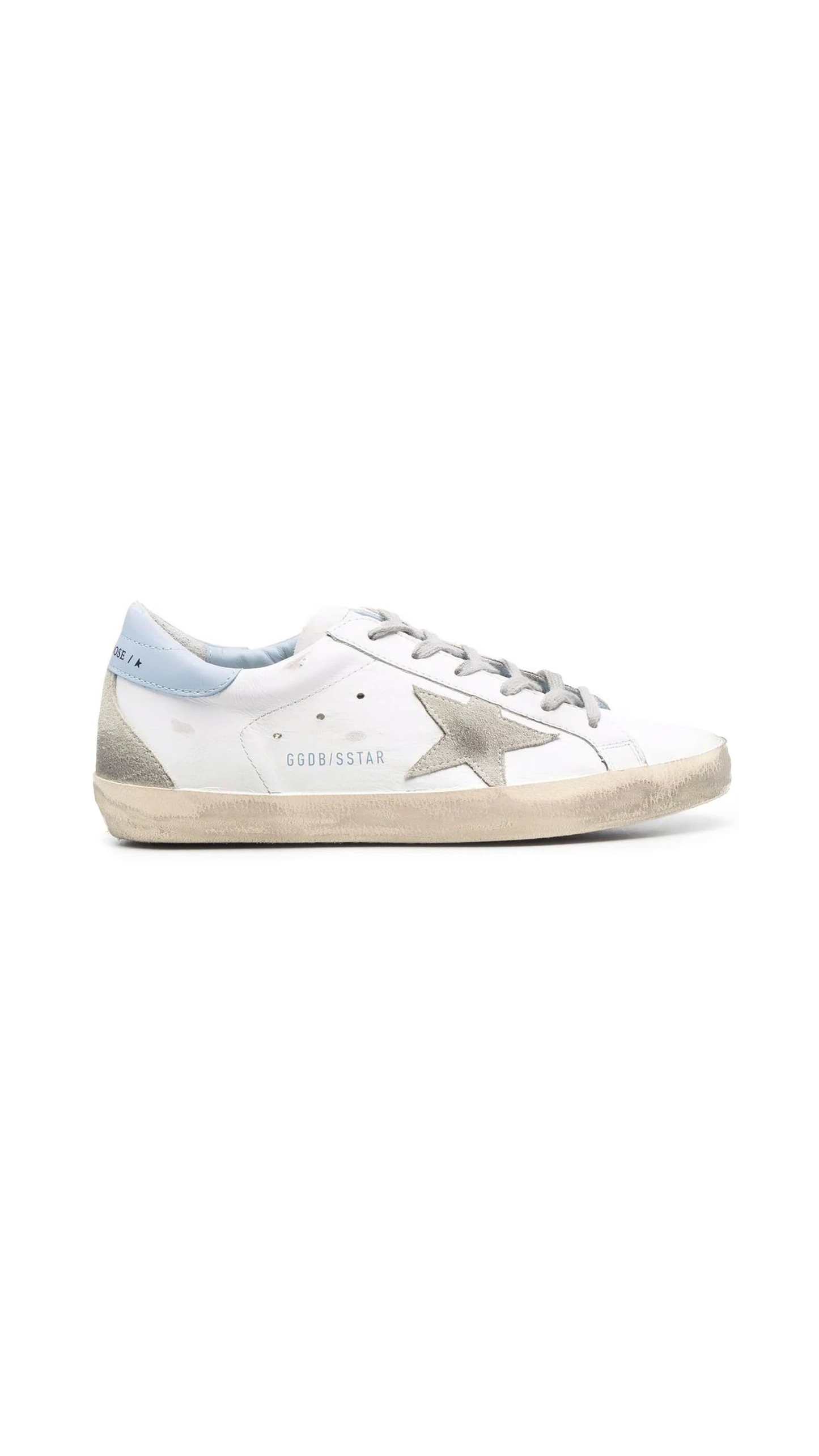 Superstar Sneakers - White / Powder Blue