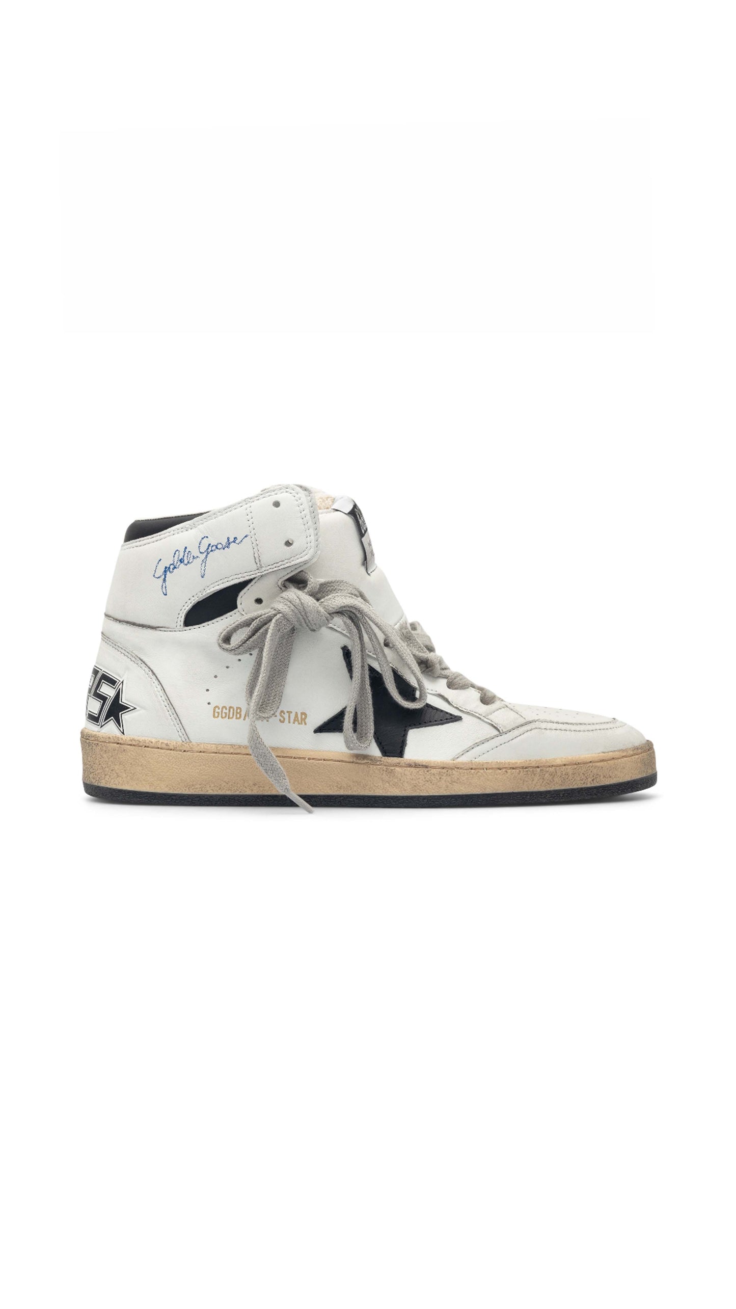 Sky Star Sneakers - White / Black