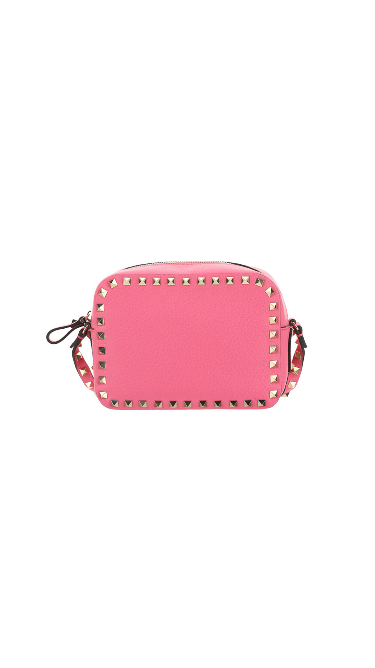 Rockstud Camera Crossbody Bag - Pink