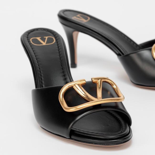 Vlogo Heel Sandals - Black